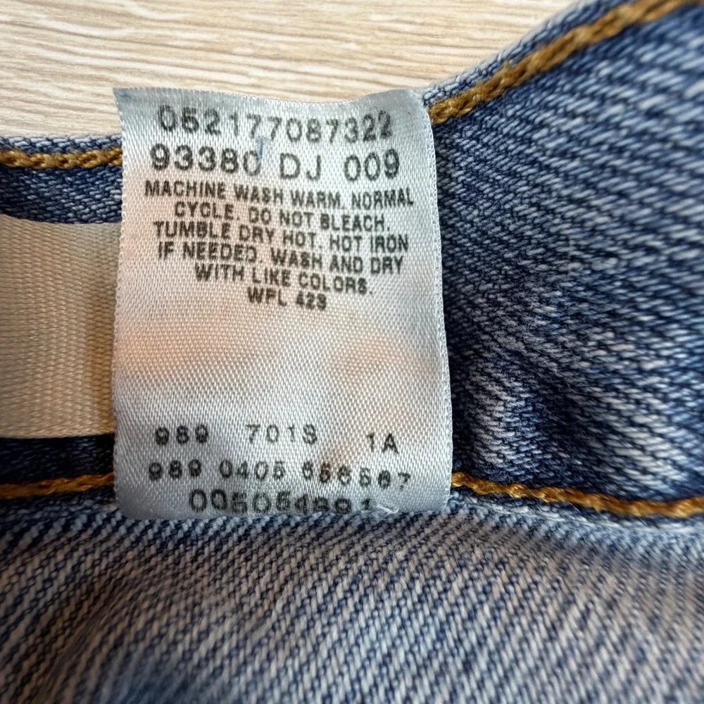 Levi's Mens 505 4891 Vintage Y2K Straight Leg Heavy Jeans 005054891‎ 32x32